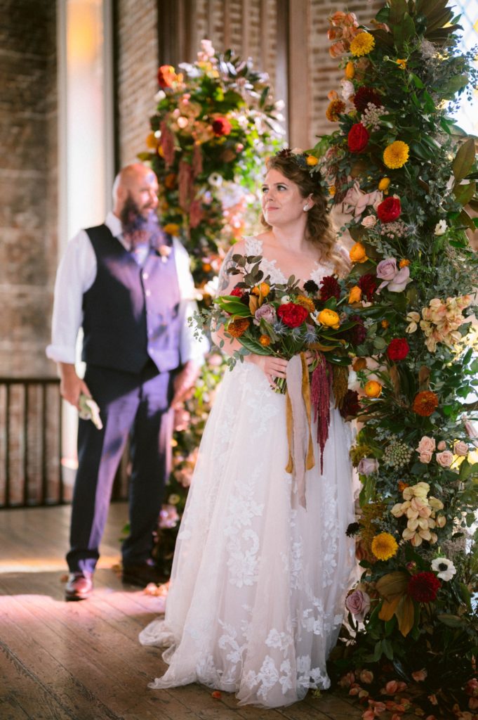 colorful wedding at Felicity Church