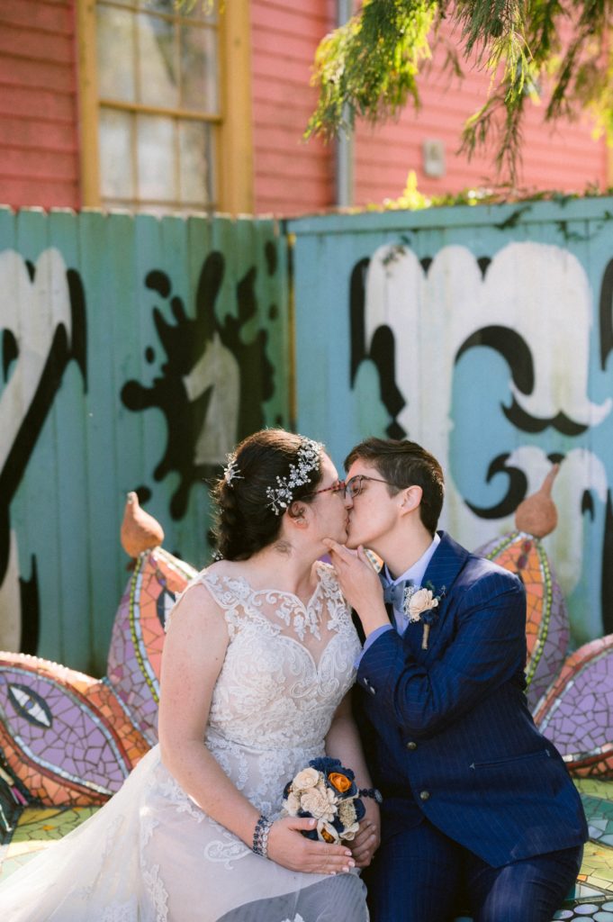 colorful wedding in New Orleans