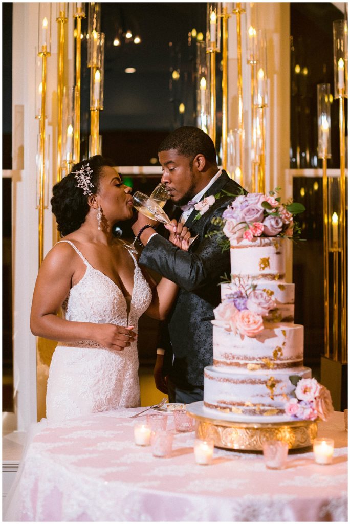 wedding cake for New Orleans wedding